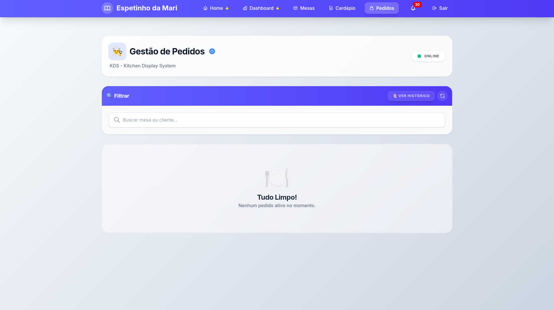 Plataforma de Gestão Gastronômica